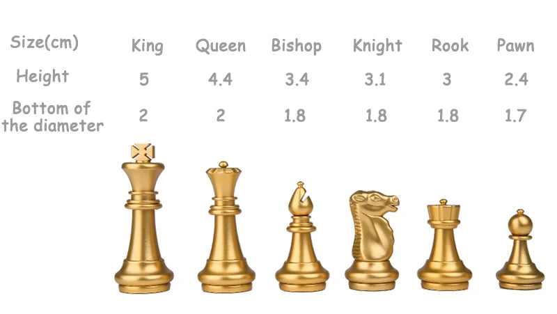Medieval Folding Classic Chess Set With Chessboard 32 Pieces Gold Silver Magnetic Chess Portable Travel Games For Adults Kid Toy