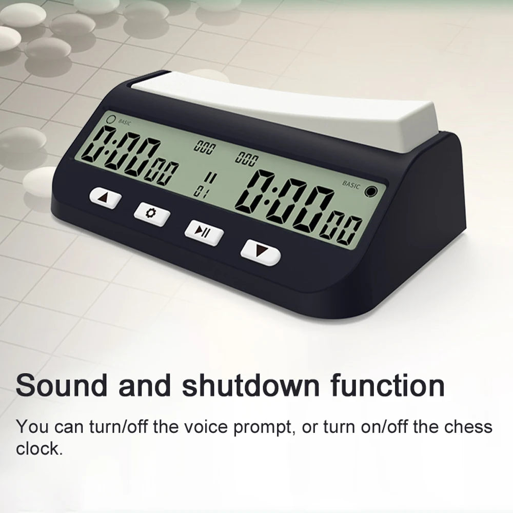 Professional Chess Clock Multifunctional Digital Watch Accurate Count Up Count Down Timer Board Game Stopwatch