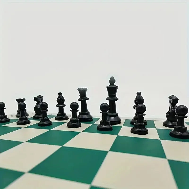 65/75/95mm Chess Pieces Set with Carrying Case Adult Children Chess Intellectual Toys Plastic Chess Championship Strategy Game