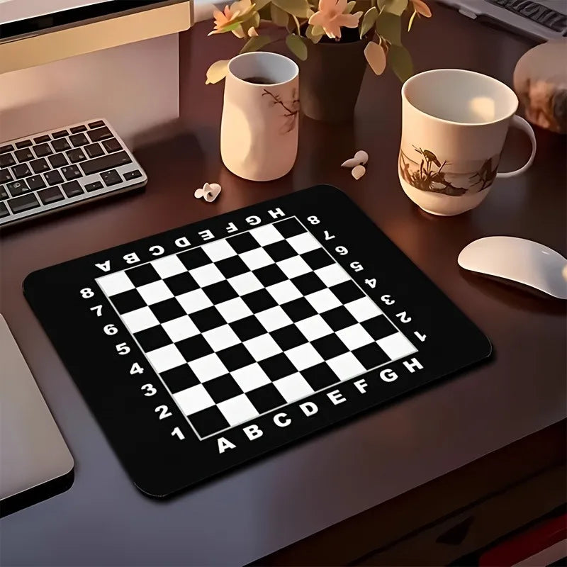 Chess-themed mouse pad