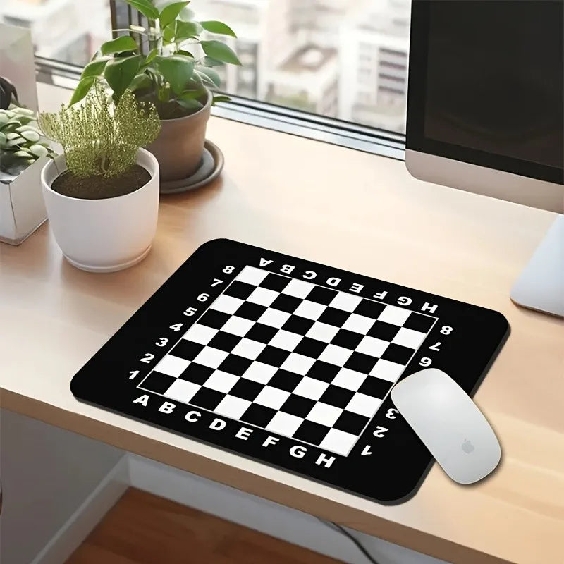 Chess-themed mouse pad