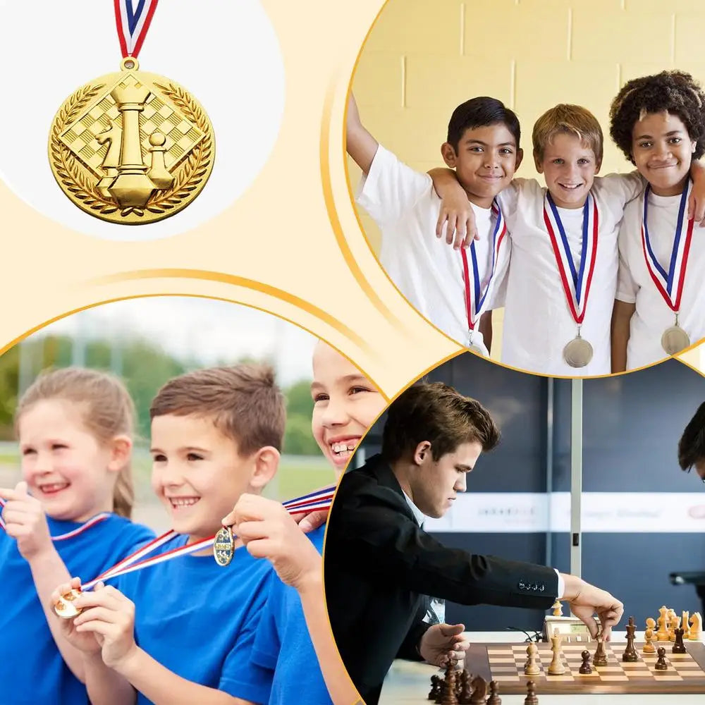 Medals For Kids Creative Gold Medals For Kids Chess Award Medals Portable Honor Roll Medals Trophy Award Prize Gift For Children