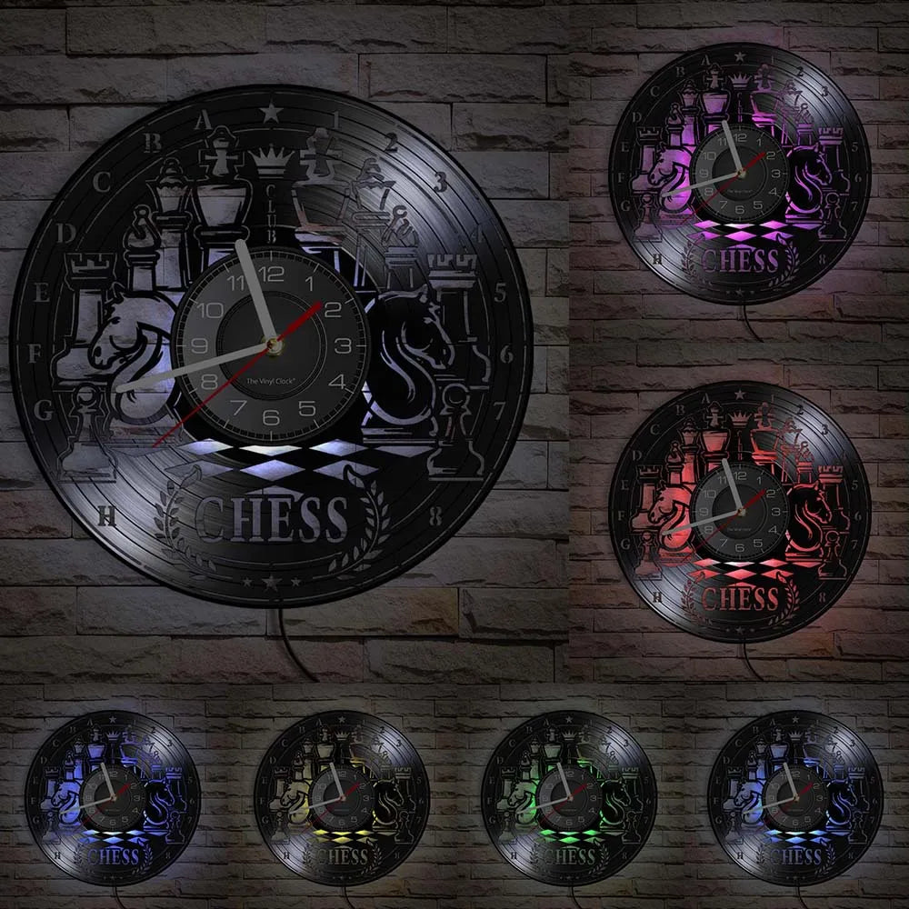 Chess Wall Clock