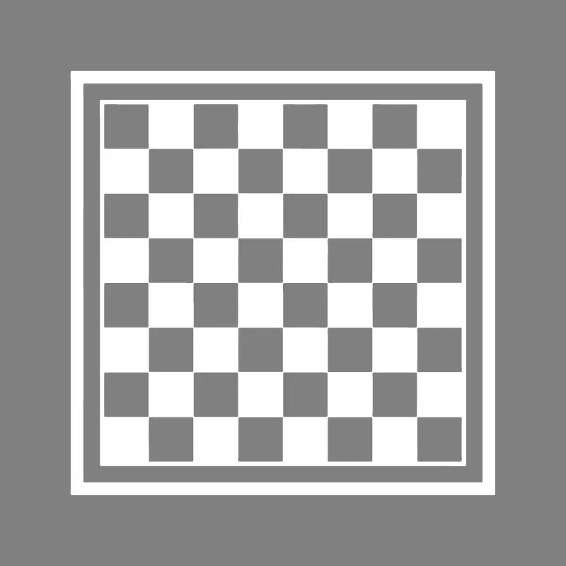 Chess and Checker Game Board Vinyl Decal, Table Sticker, Intellectual Game, Room Design Art Home Decor, Chess Player Gift Z624