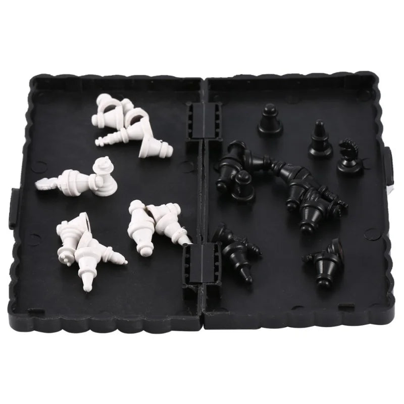 Mini Magnetic Chess Set for Kids – Portable Folding Travel Chessboard