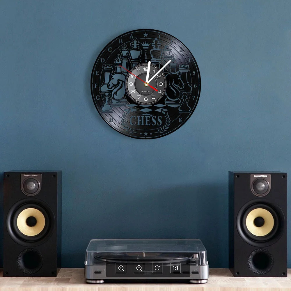 Chess Wall Clock