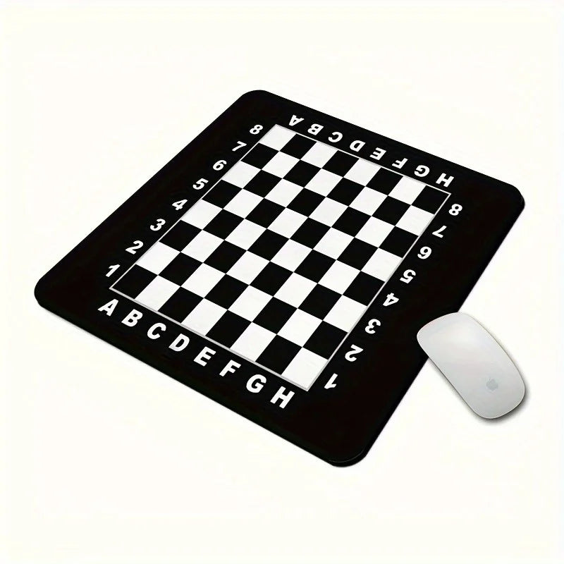 Chess-themed mouse pad