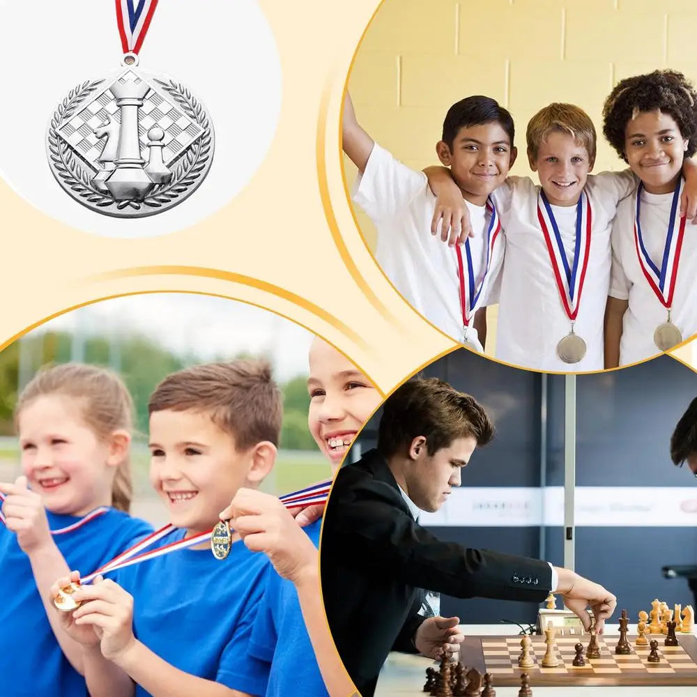 Medals For Kids Creative Gold Medals For Kids Chess Award Medals Portable Honor Roll Medals Trophy Award Prize Gift For Children