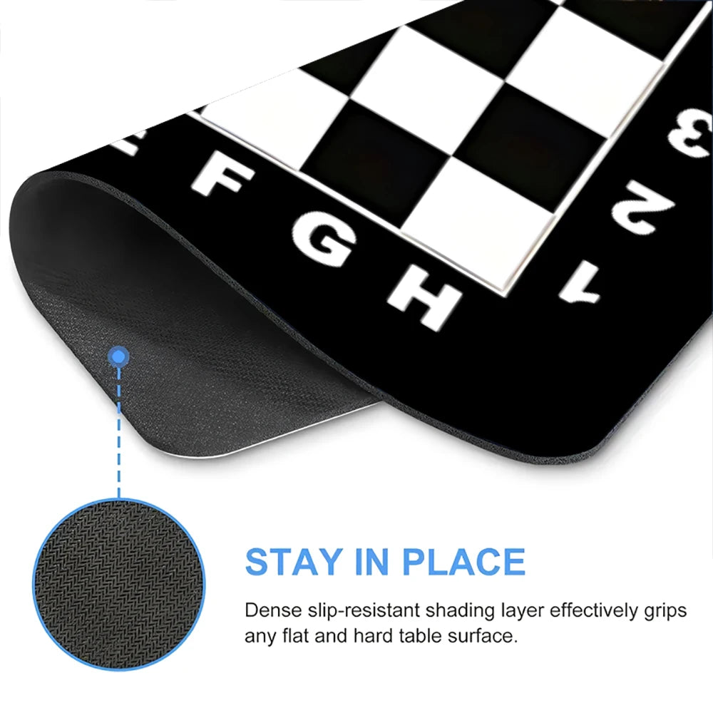 Chess-themed mouse pad