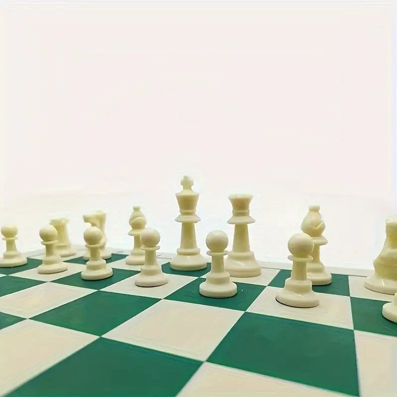 65/75/95mm Chess Pieces Set with Carrying Case Adult Children Chess Intellectual Toys Plastic Chess Championship Strategy Game