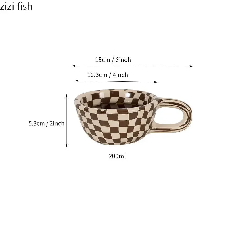 Chessboard Checkered Mug