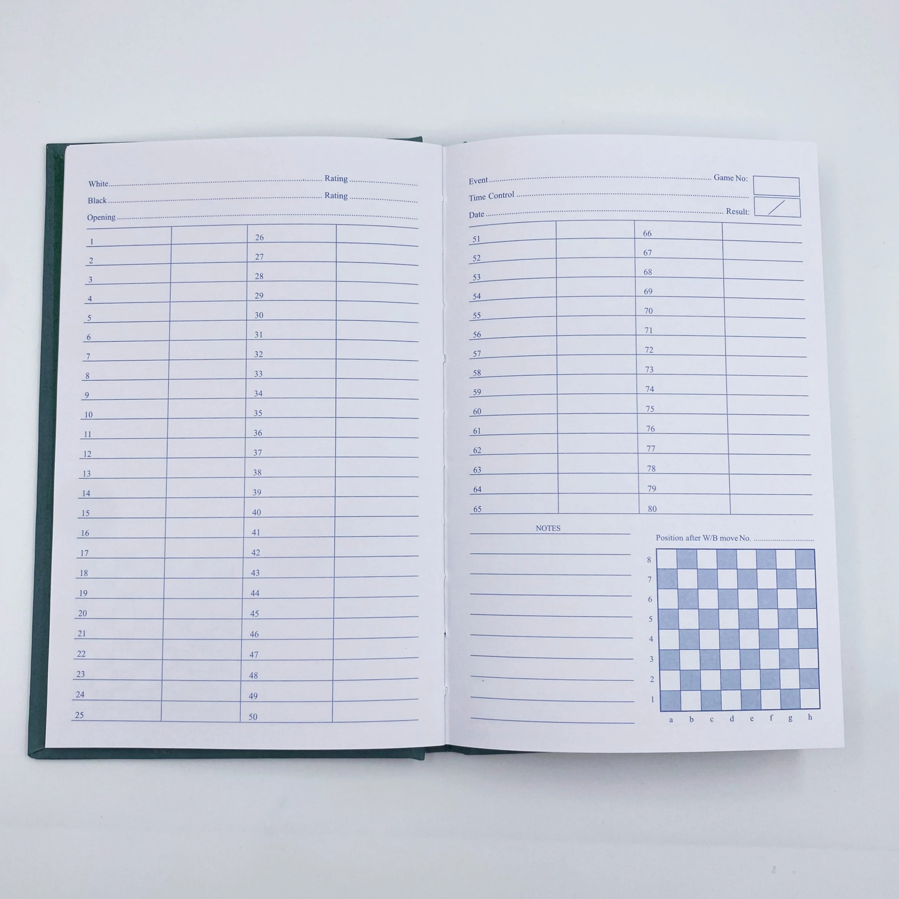 Premium Chess Scorebook - Gift for chess player -Chess Records Organizer, Performance Log, Game Analysis Journal, Chess Notation